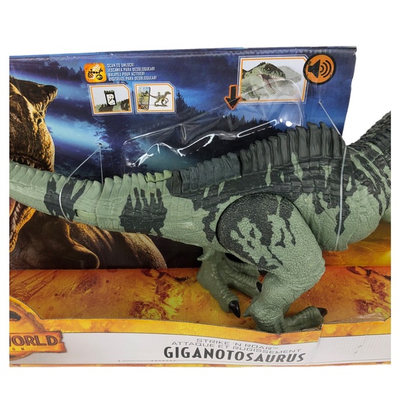 Jurassic World Dominion Strike N' Roar Giganotosaurus 🆕 - Picture 5 of 12